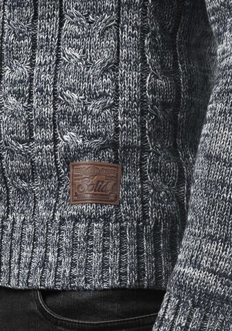 !Solid Strickpullover 'Philemon' in Grau