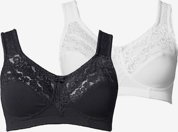 Invisible Soutien-gorge PETITE FLEUR en noir : devant