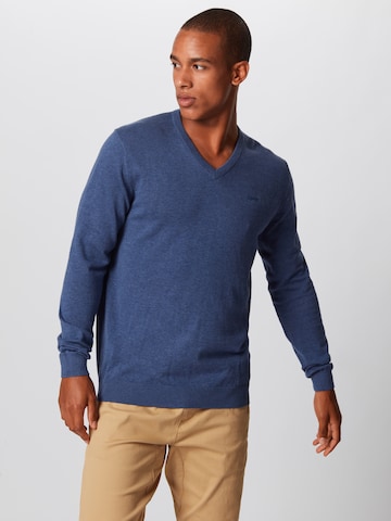 ESPRIT Regular fit Pulóver - kék: elől