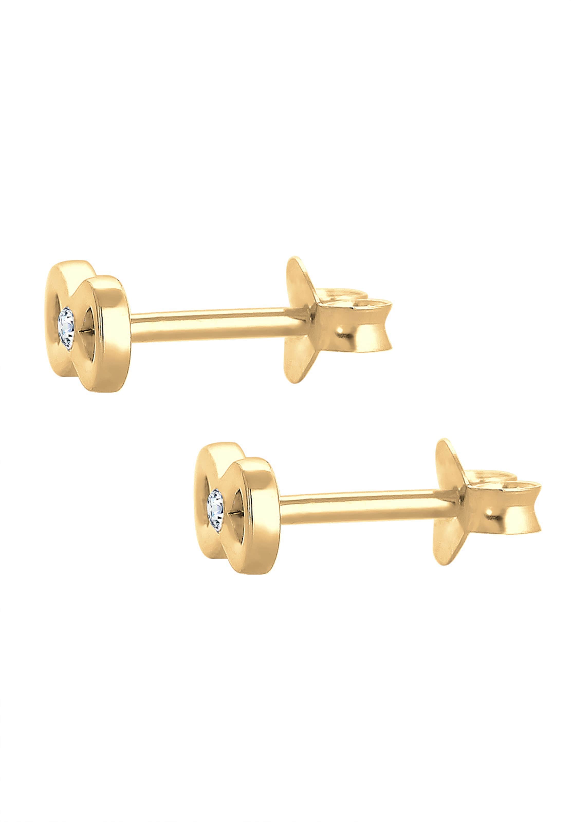 Elli DIAMONDS Ohrringe 'Infinity' in Gold