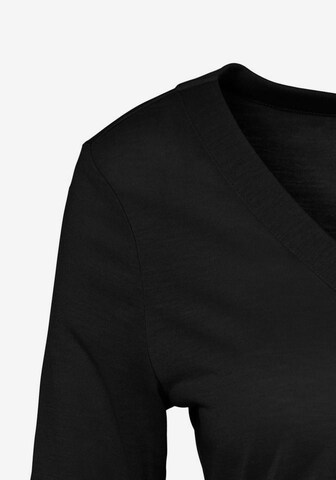 LASCANA LASCANA 3/4-Arm-Shirt in Schwarz