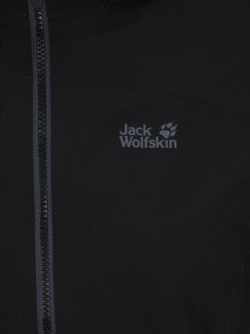 JACK WOLFSKIN Outdoor Jacket 'Evandale' in Black