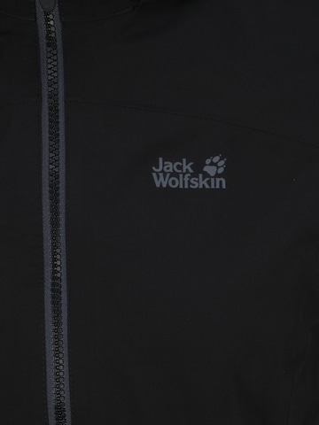 JACK WOLFSKIN Μπουφάν πεζοπορίας 'Evandale' σε μαύρο