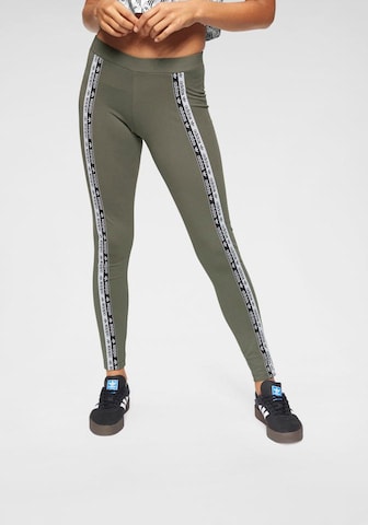 ADIDAS ORIGINALS Skinny Leggings in Grün: Vorderseite