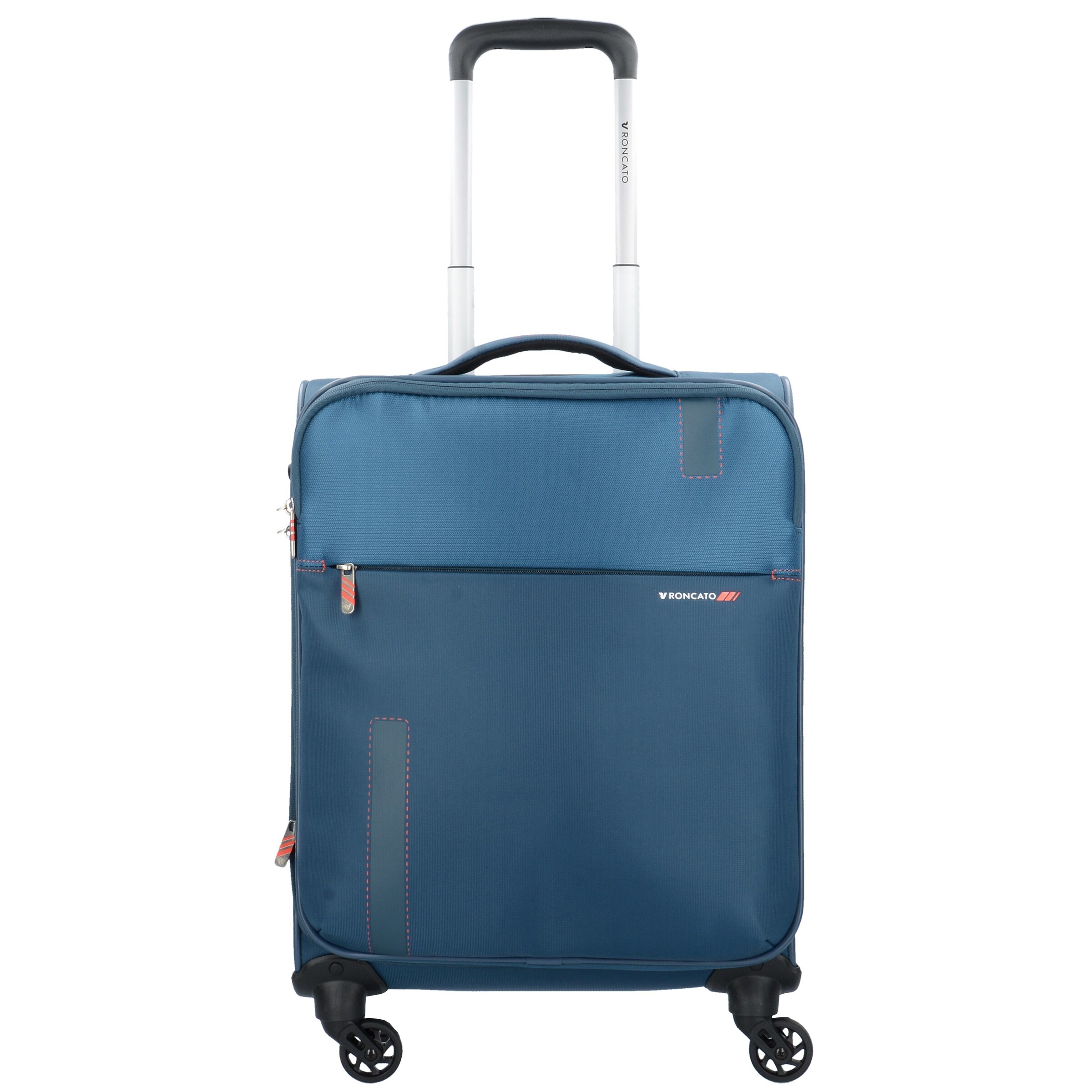 Roncato Trolley 'Speed' in Blau: Vorderseite