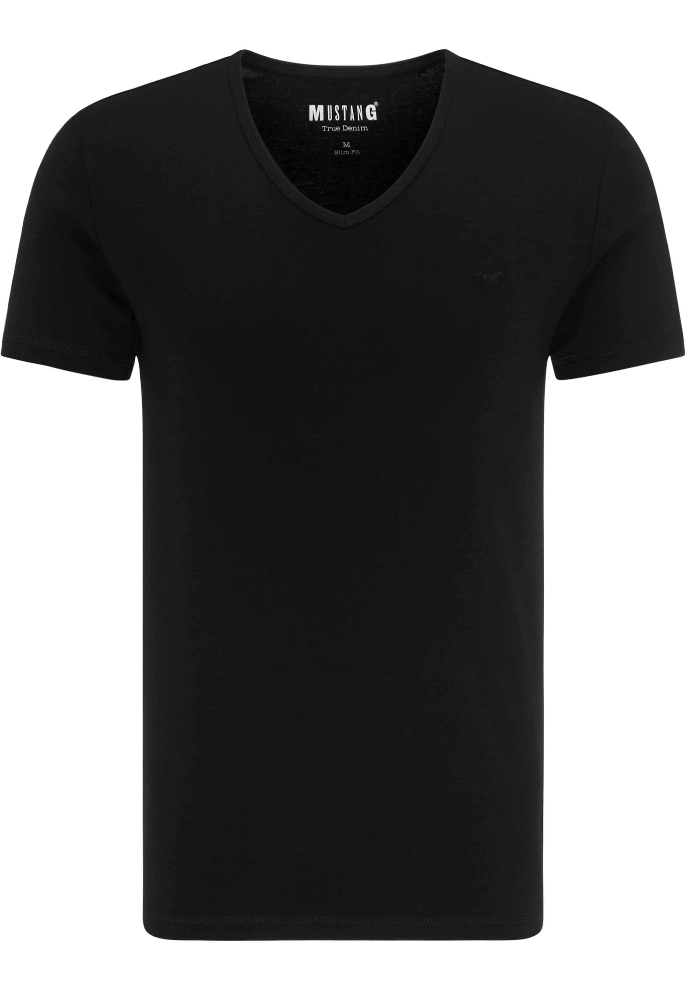Homme T-Shirt Aaron MUSTANG en Noir 