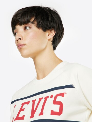 Sweat-shirt 'Raw Graphic' LEVI'S ® en blanc