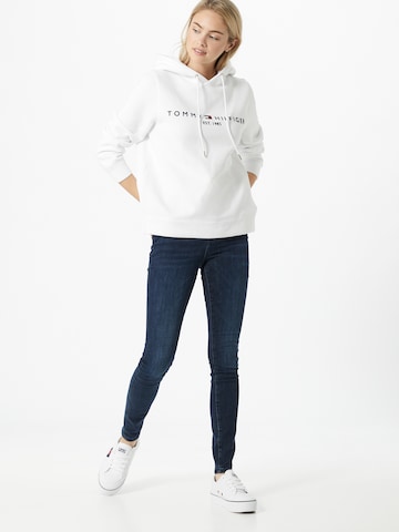 TOMMY HILFIGER Mikina 'HERITAGE' - Biela