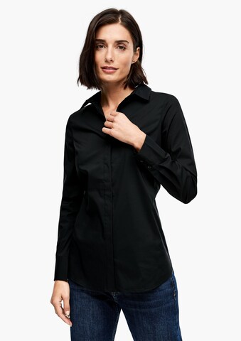 s.Oliver Bluse in Schwarz: predná strana