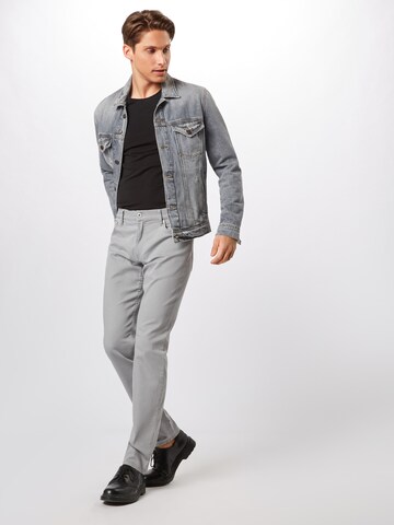 BRAX Slimfit Broek 'Cooper Fancy' in Grijs