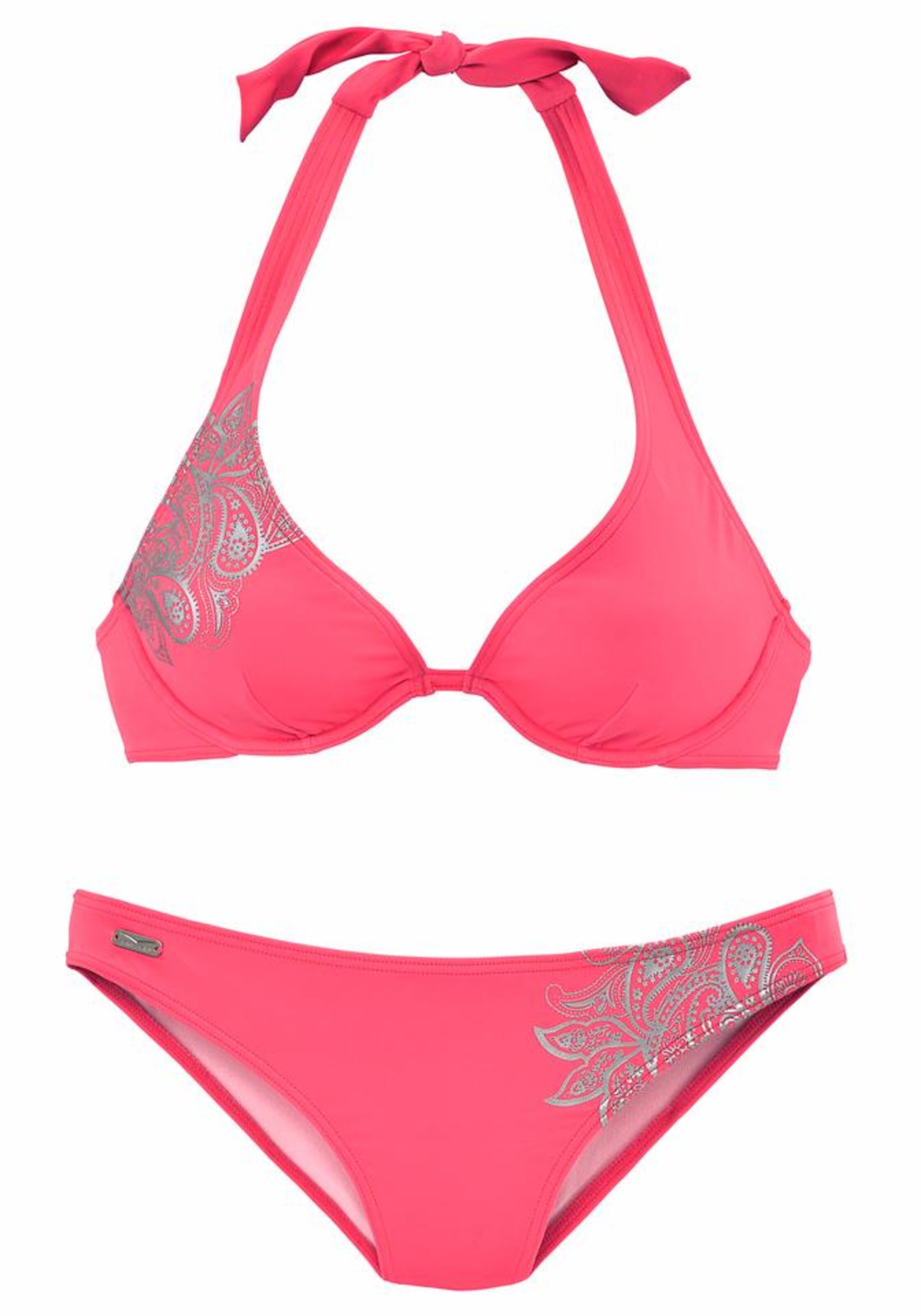 VENICE BEACH - Bikini in de kleur Neonoranje