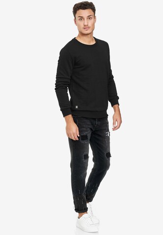 Redbridge Sweatshirt in Zwart: voorkant