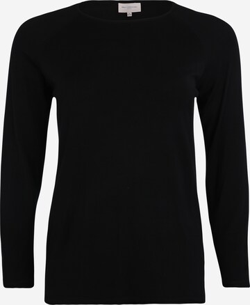 ONLY Carmakoma Sweater in Black: front