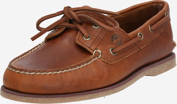 TIMBERLAND Mokassiin 'Classic 2 Eye', värv pruun: eest vaates