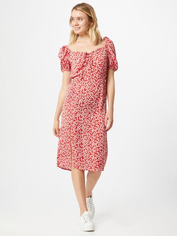 Missguided Summer Dress in Red: front
