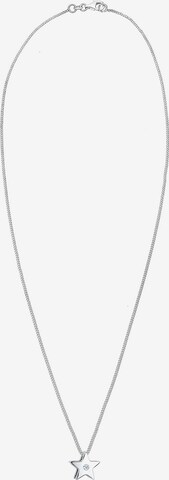 Elli DIAMONDS Necklace 'Sterne' in White: front