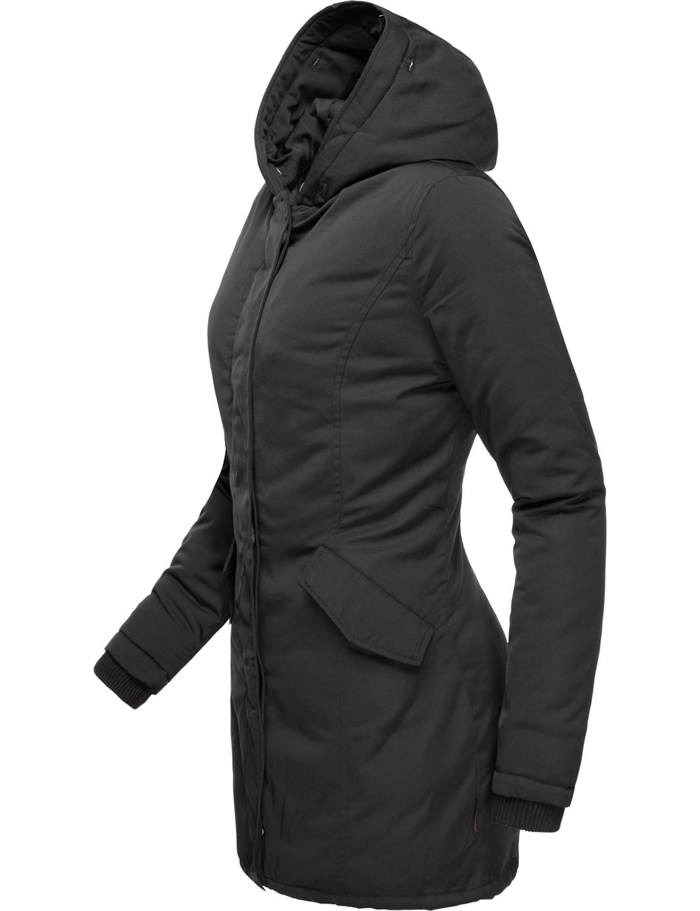 MARIKOO Winter parka 'Karmaa' in Black