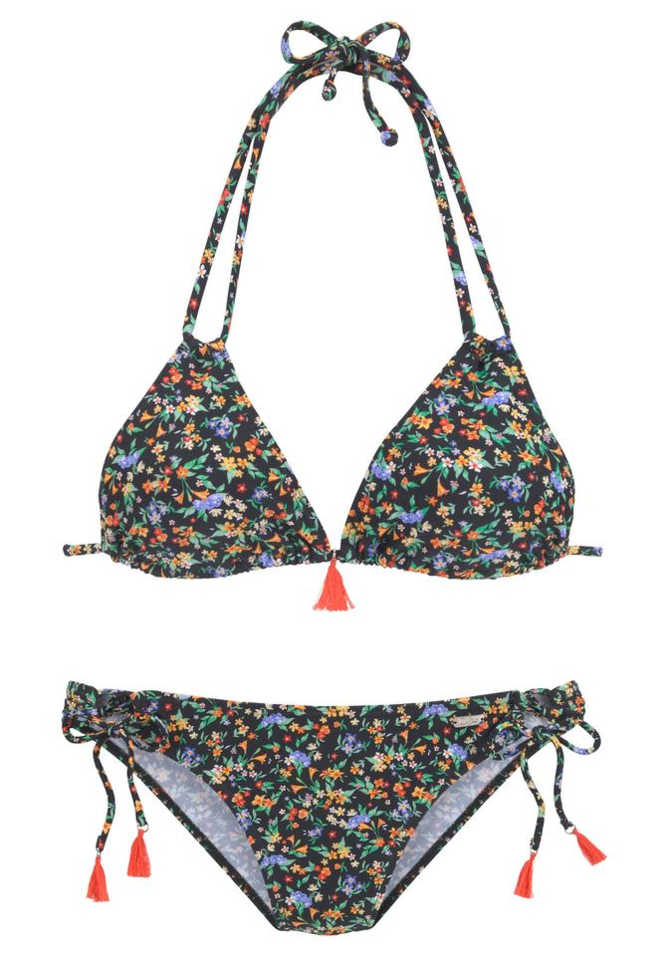 BUFFALO Triangen Bikini i svart: framsida