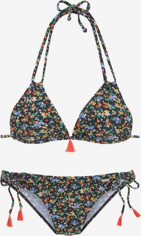 juoda BUFFALO Trikampė Bikinis: priekis