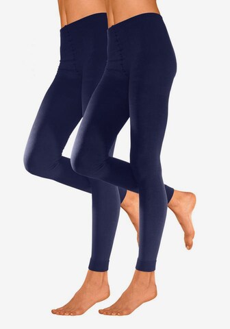 LAVANA Skinny Leggings in Blue: front