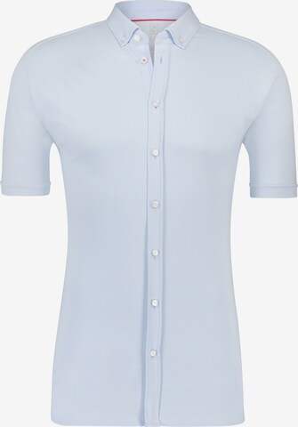 DESOTO Slim fit Button Up Shirt in Blue: front