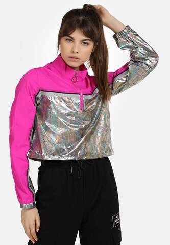 myMo ATHLSR Between-Season Jacket in Silver: front