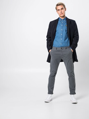 TOM TAILOR Tussenjas in Blauw