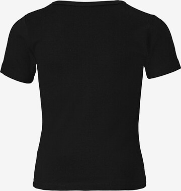 LOGOSHIRT Shirt 'Snoopy – Pirat' in Black