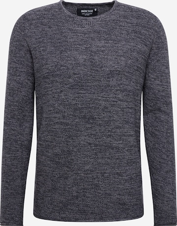 INDICODE JEANS Regular fit Sweater 'Christian' in Grey: front