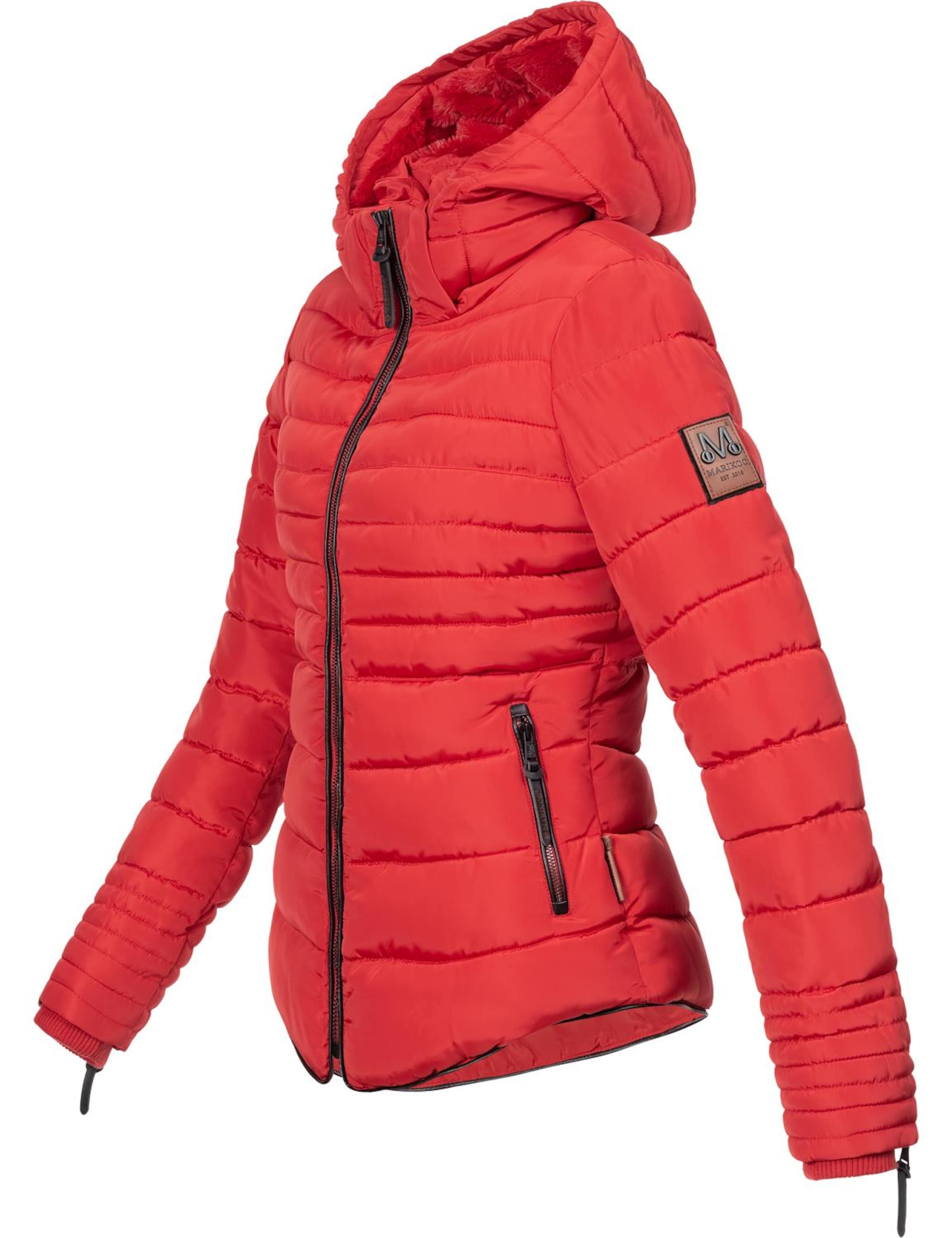 MARIKOO Winter jacket 'Amber' in Red