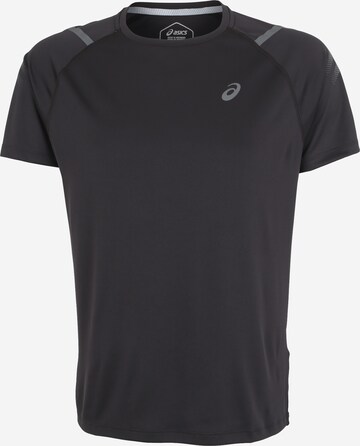 T-Shirt fonctionnel ASICS en noir : devant