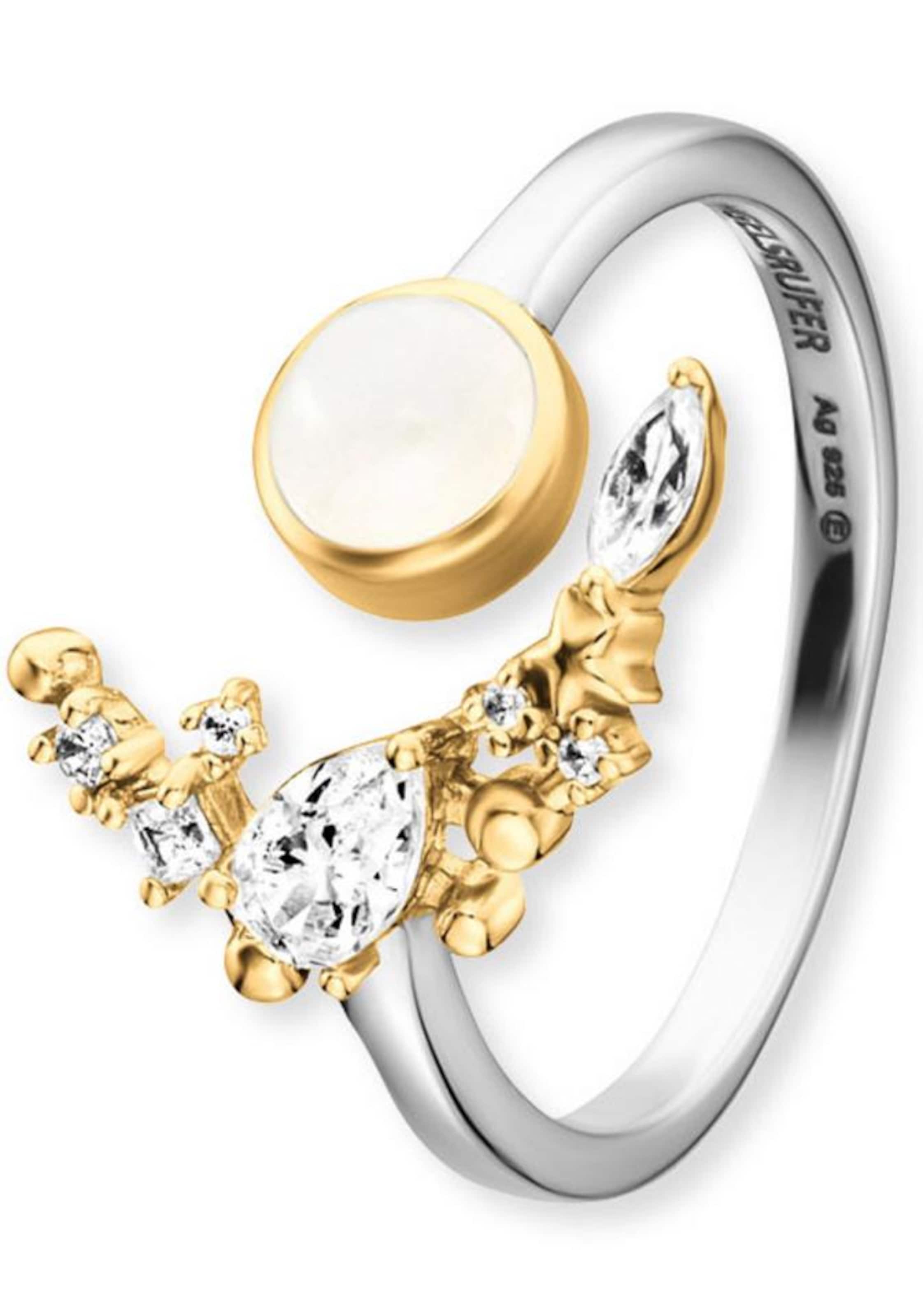 Engelsrufer Fingerring in Silber: Vorderseite