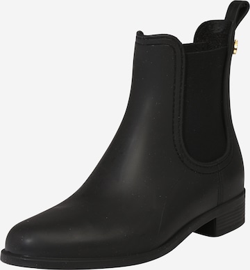 Bottes en caoutchouc 'Splash' LEMON JELLY en noir : devant