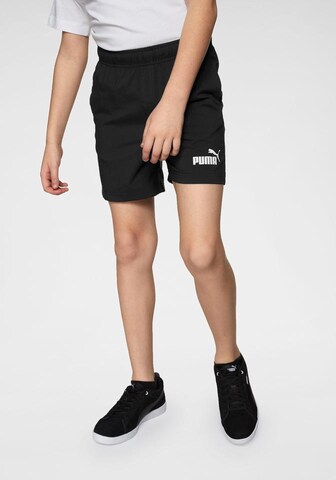 Regular Pantalon de sport PUMA en noir : devant