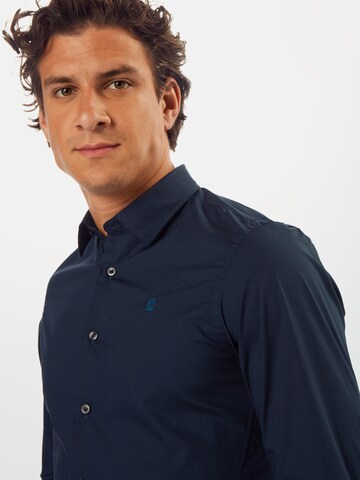 G-STAR Slim fit Overhemd in Blauw