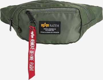 ALPHA INDUSTRIES Fanny Pack 'Crew' in Green: front