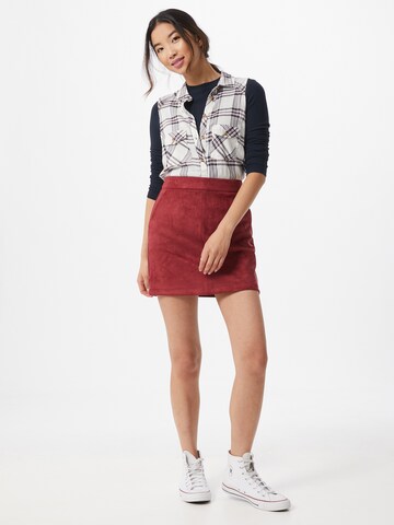 VERO MODA Sukňa 'VMDonnadina' - Červená