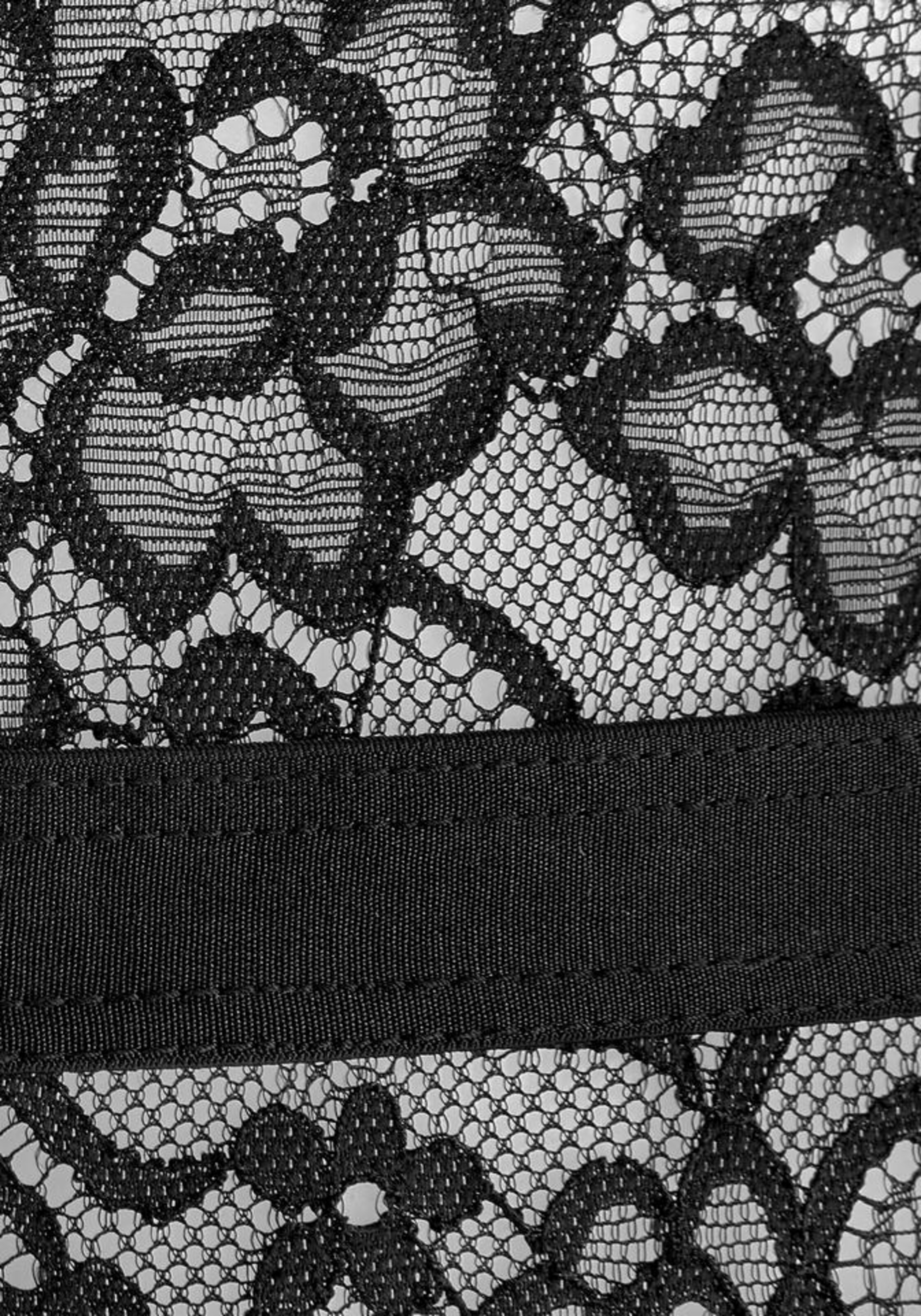 JETTE Pasek za nogavice | črna barva