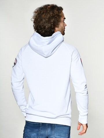 TOP GUN Sweater ' Defender ' in White