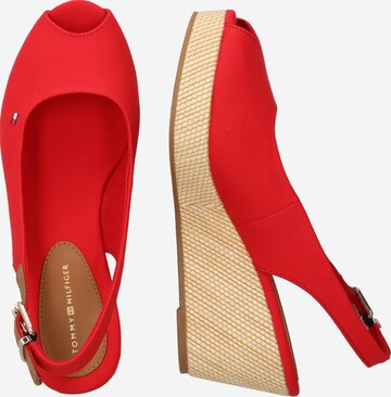 TOMMY HILFIGER Sandale 'Elba' in Rot