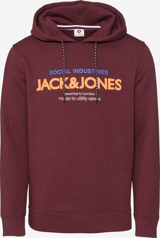JACK & JONES Sweatshirt 'Jacob' in Rot: predná strana