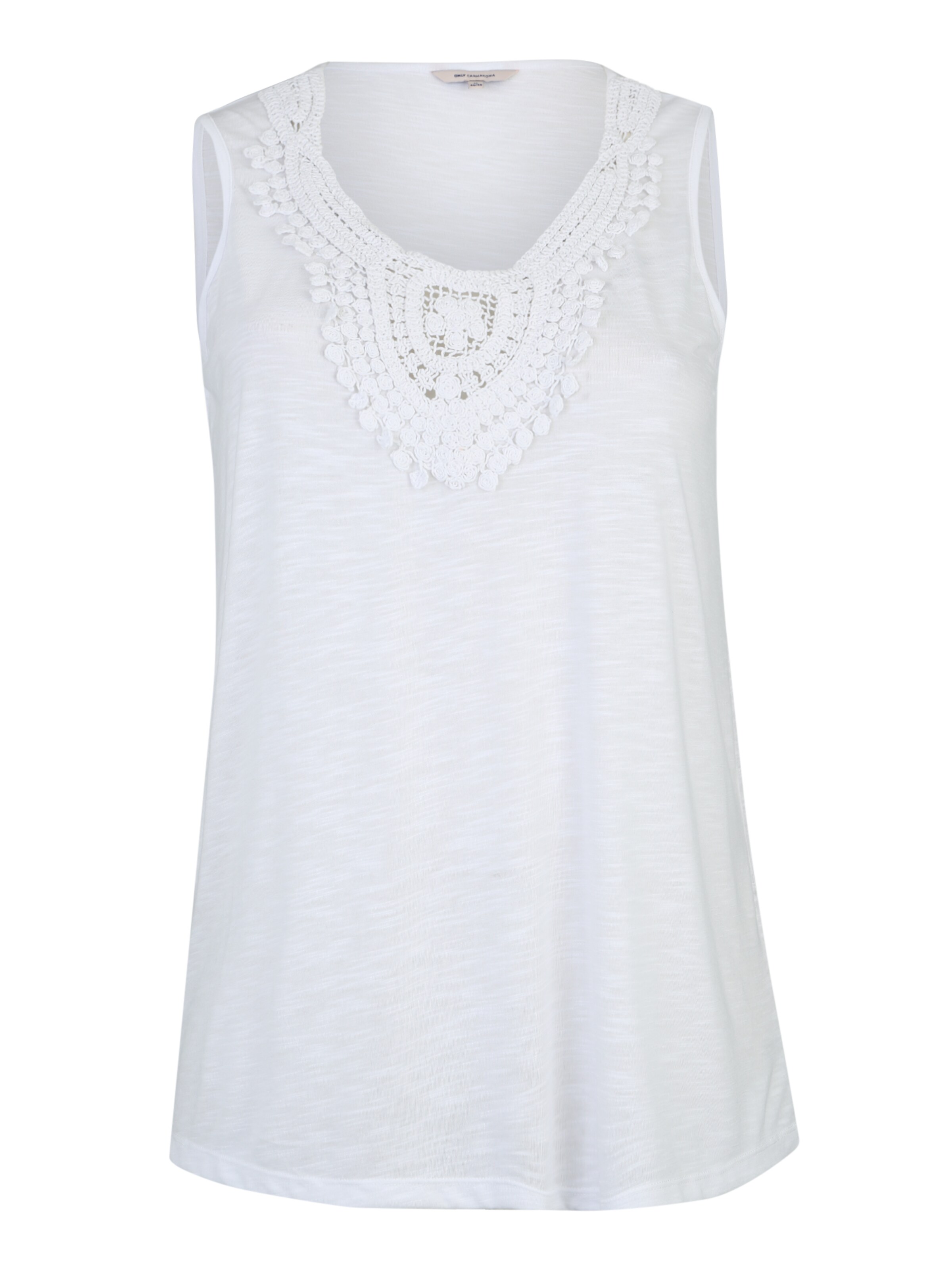 ONLY Carmakoma - Top 'ELSA' in de kleur Wit