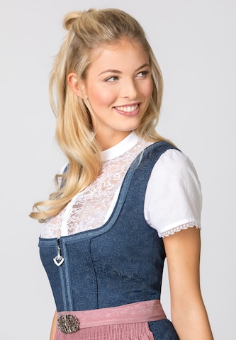 STOCKERPOINT Dirndl 'Roseline' in Blauw