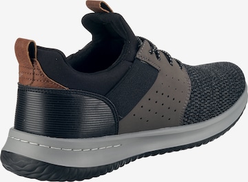 SKECHERS Sneakers laag 'Delson Camben' in Zwart