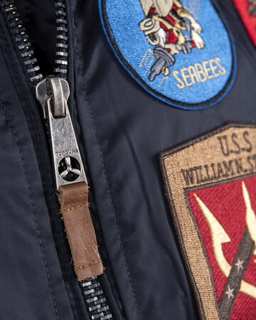 TOP GUN Between-season jacket in Blue