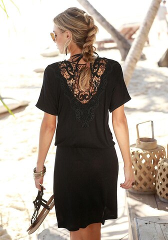 LASCANA Beach Dress in Black