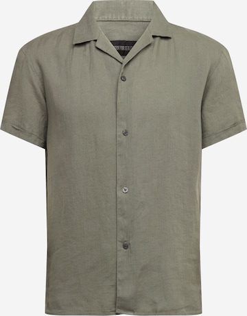 DRYKORN Regular fit Button Up Shirt 'Bijan' in Green: front