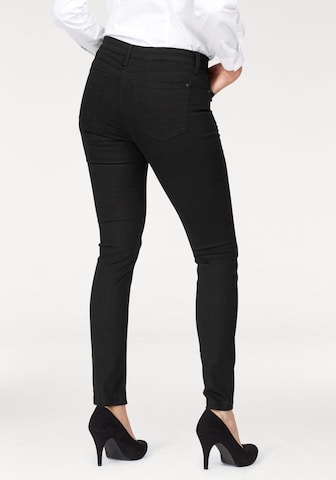 MAC Skinny Jeans in Schwarz