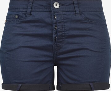 DESIRES Skinny Shorts 'Elja' in Blau: predná strana