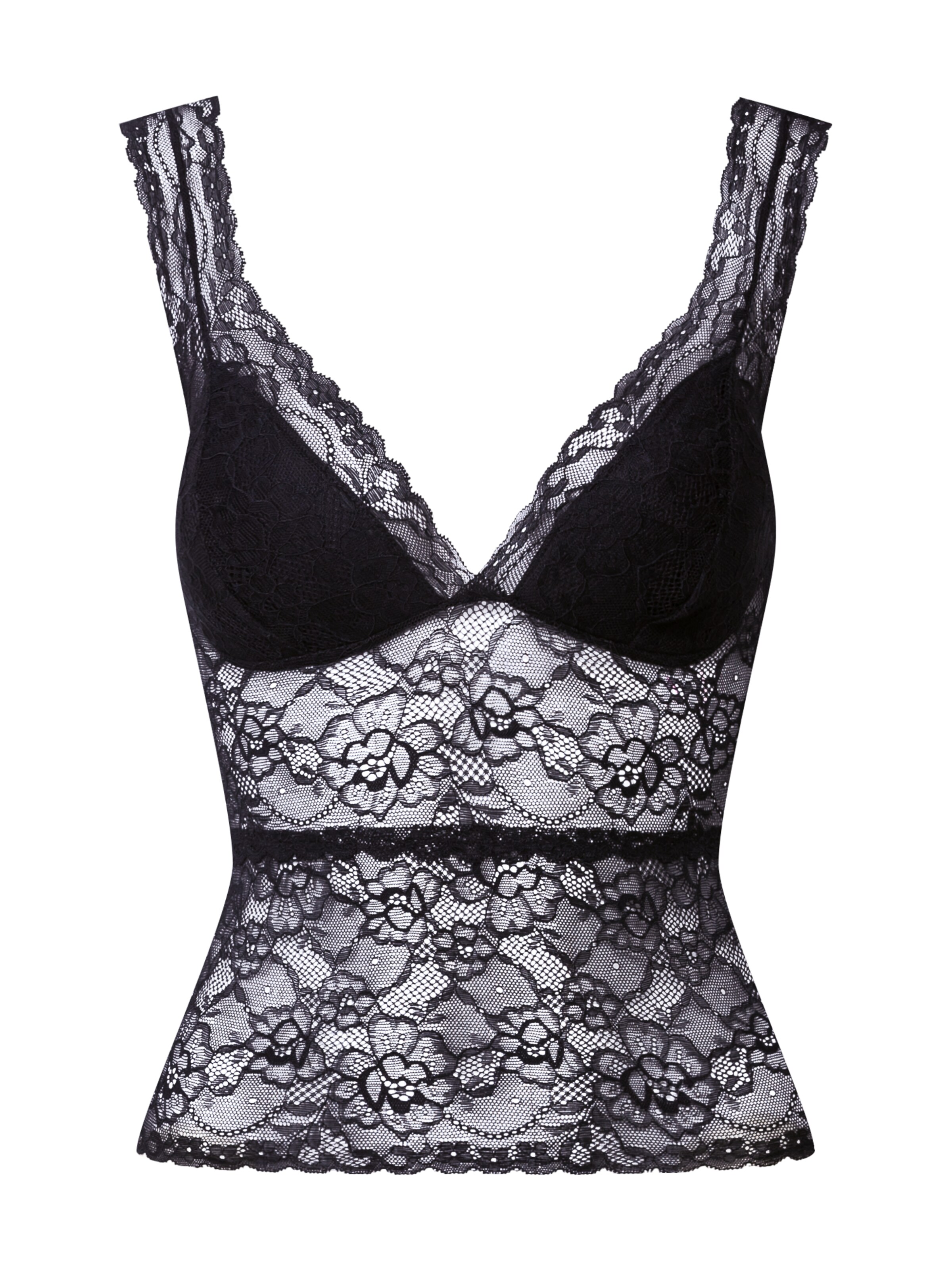 PIECES - Top 'MANJA' in schwarz